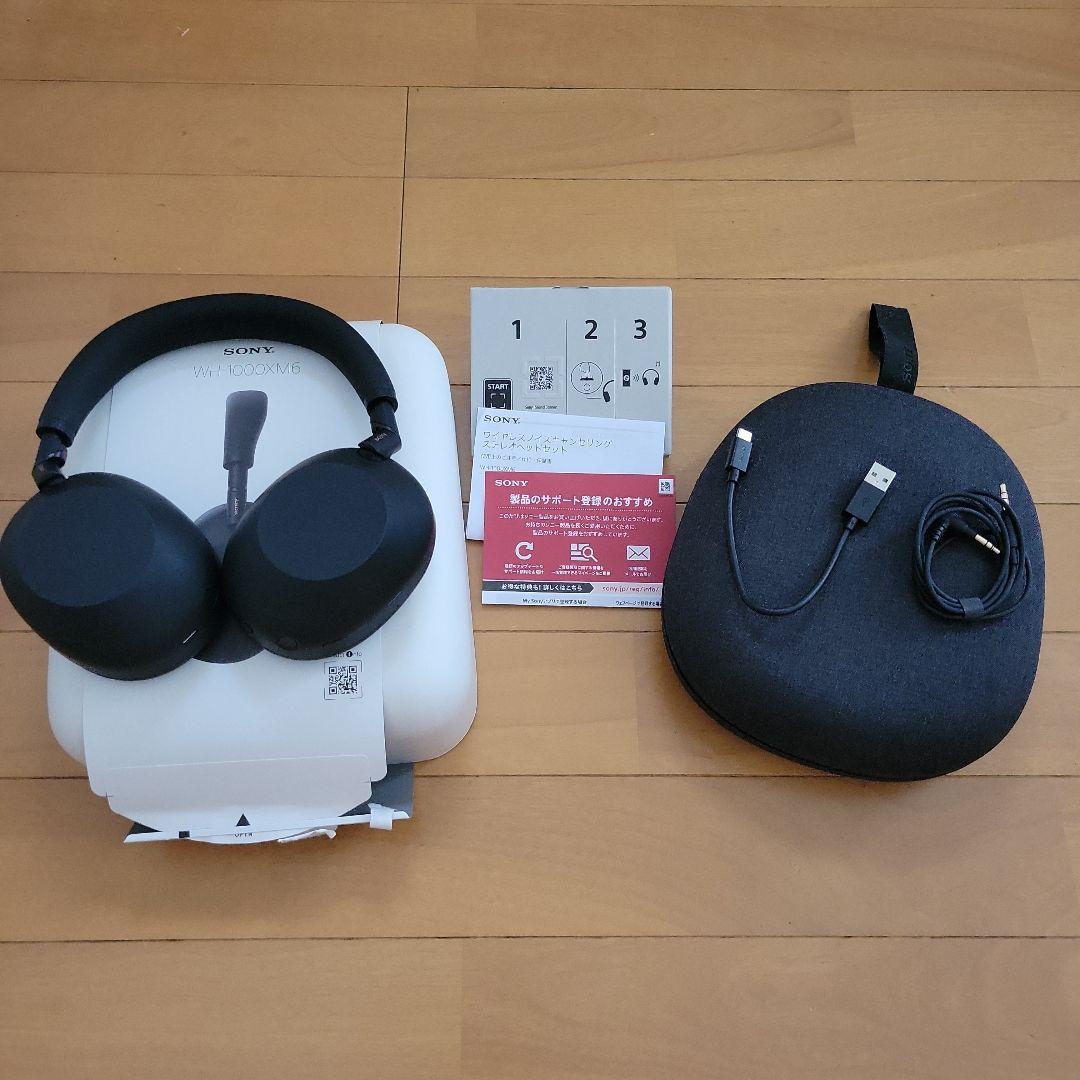 Sony WH-1000XM6 ブラック ワイヤレスヘッドホン