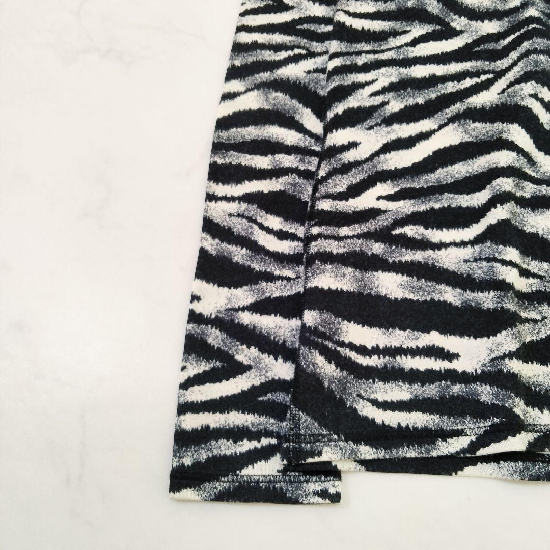 美品　jean paul gaultier FEMME 　ゼブラ柄カットソー