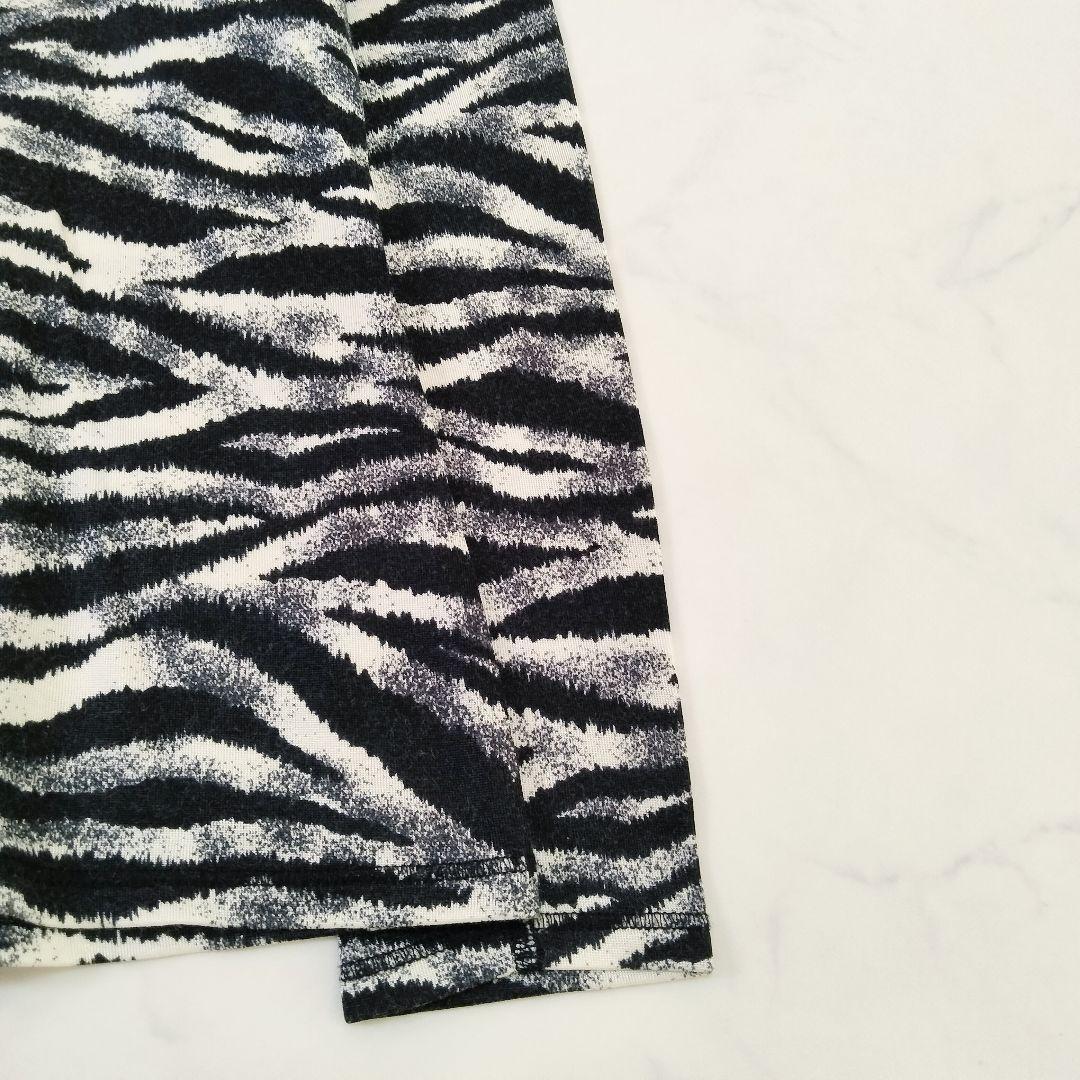 美品　jean paul gaultier FEMME 　ゼブラ柄カットソー