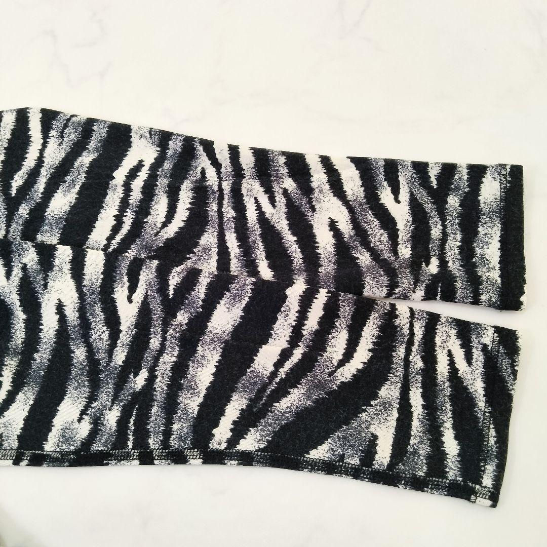 美品　jean paul gaultier FEMME 　ゼブラ柄カットソー