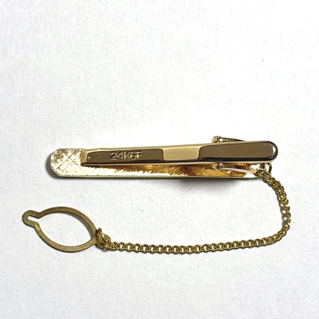 シャネル タイピン 24KGF 純金張りココマーク ゴールド ロゴ 美品