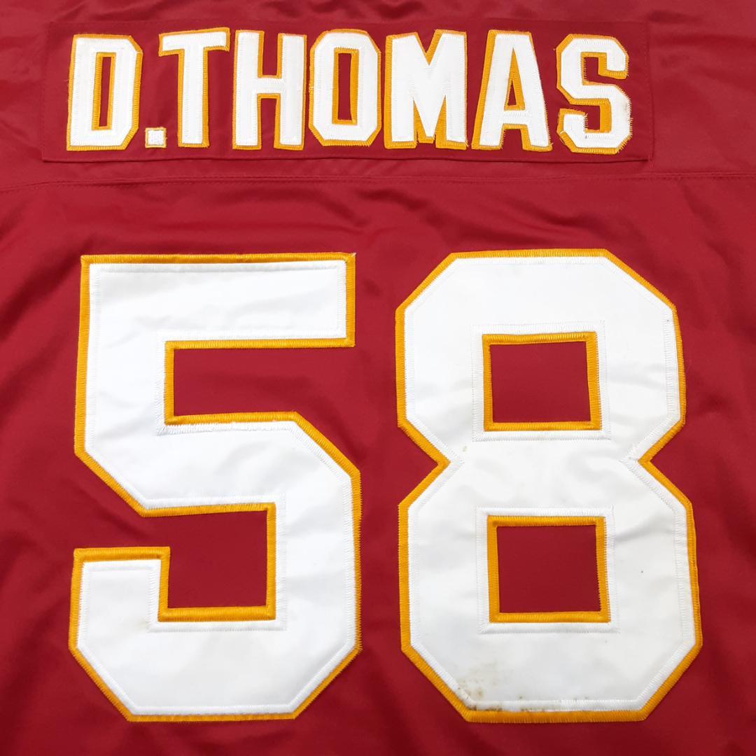 美品◎NFL カンザスシティチーフス 58 D.THOMAS 復刻版ユニフォーム