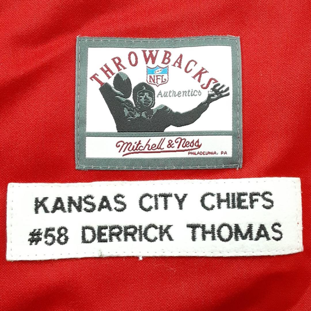 美品◎NFL カンザスシティチーフス 58 D.THOMAS 復刻版ユニフォーム