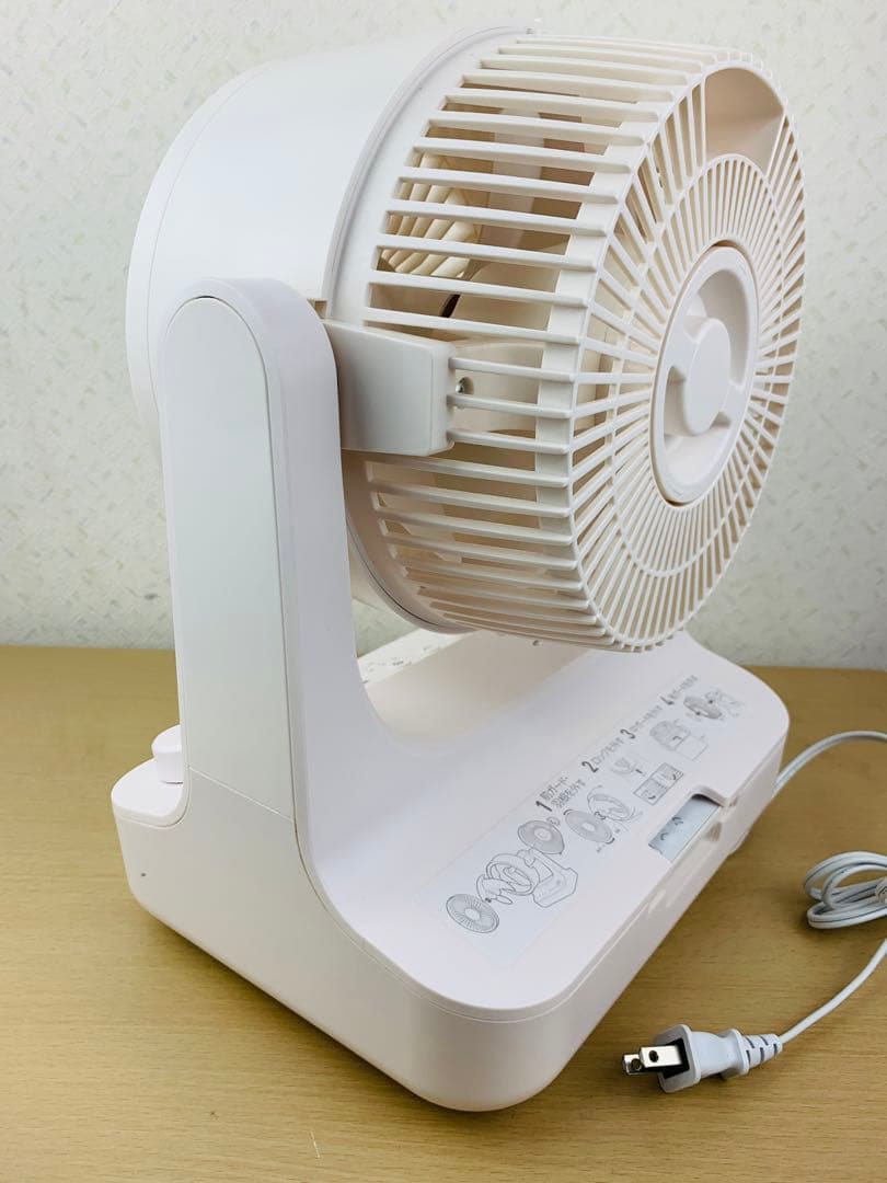 ドウシシャ サーキュレーター 首振り ピエリア FCV-180D WH　扇風機