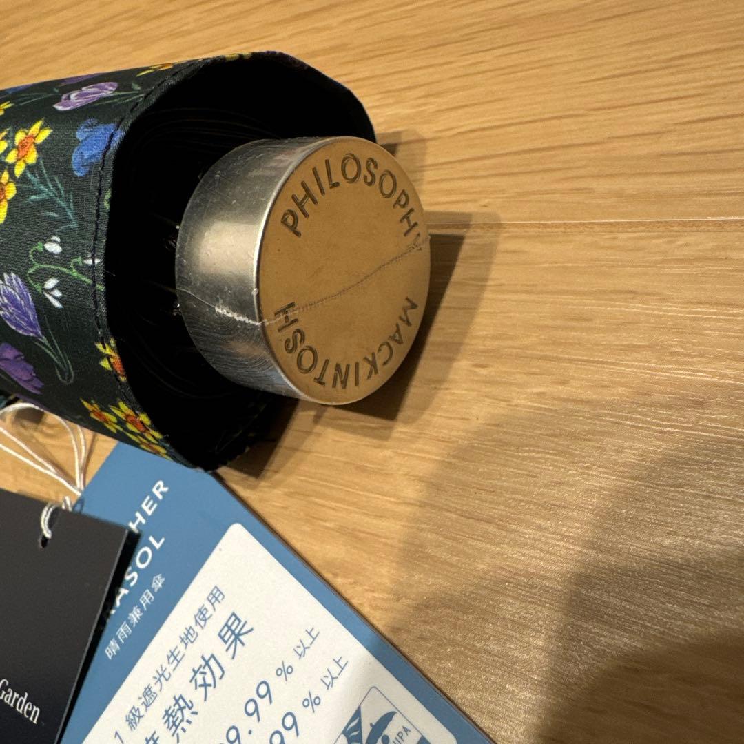 ［新品・未使用] マッキントッシュフィロソフィー晴雨兼用三つ折り傘