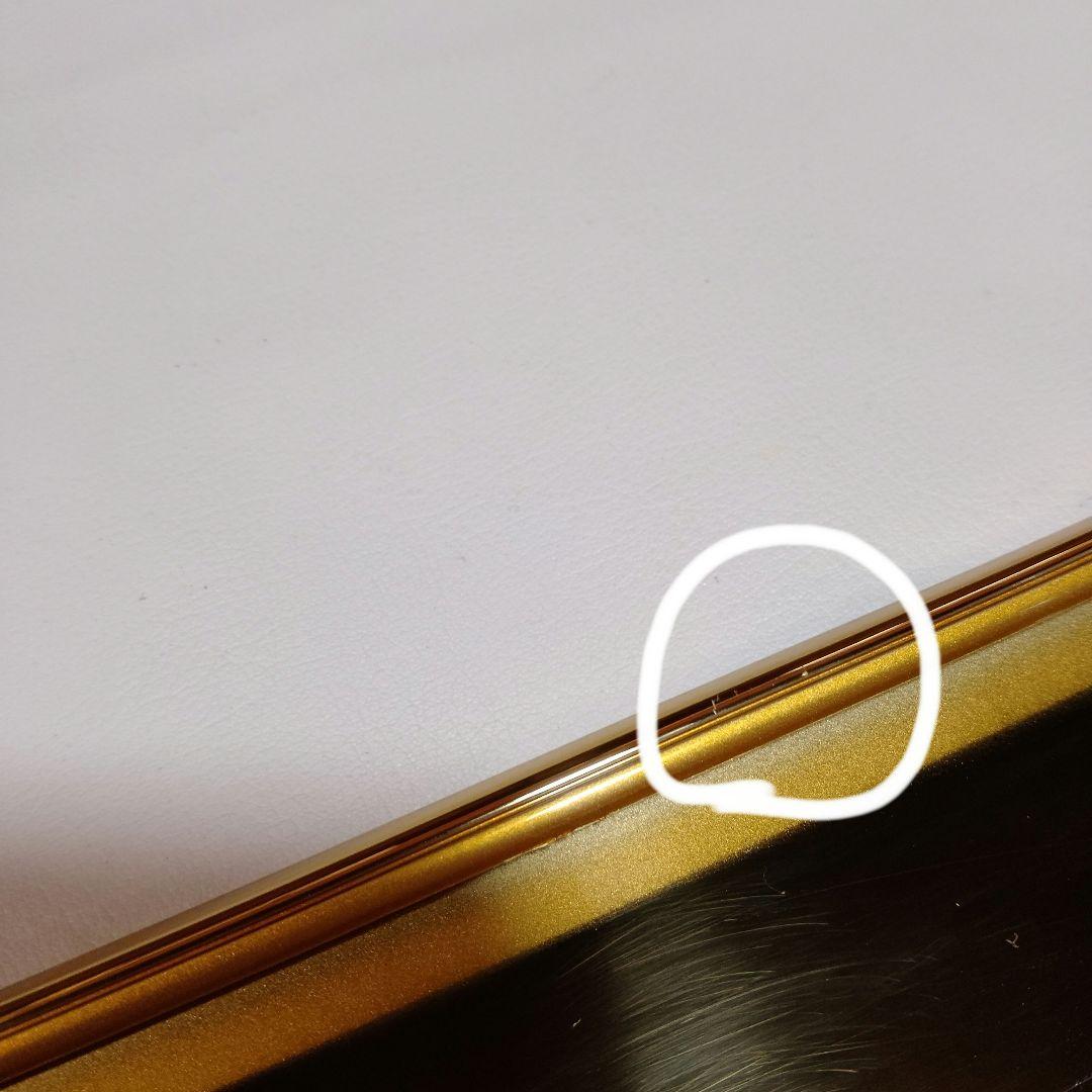 封印簡単！格安！トヨタ純正ナンバーフレーム　ゴールド加工前後セット 1