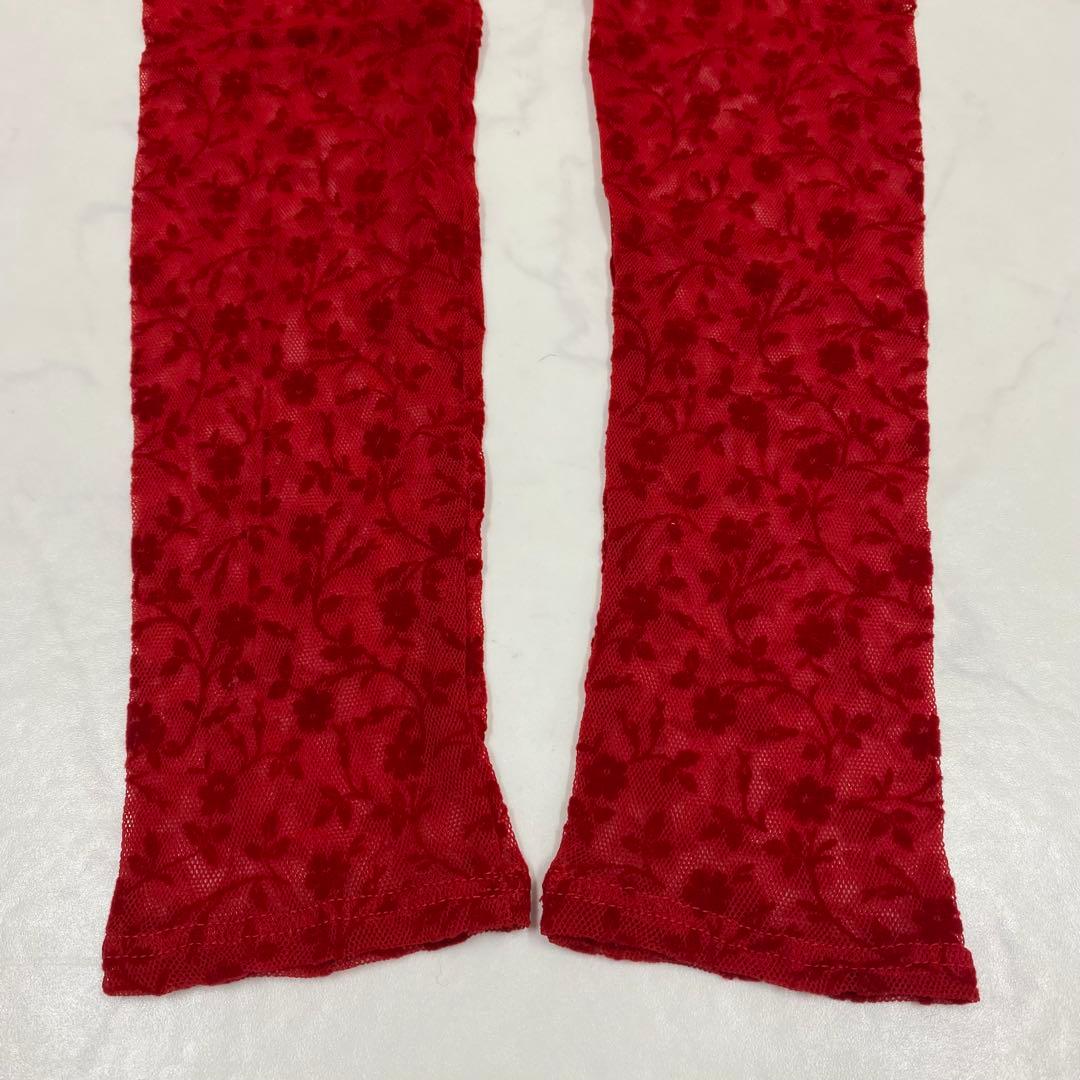 美品★YOHJI YAMAMOTO 長袖カットソー タートルネック 赤 3