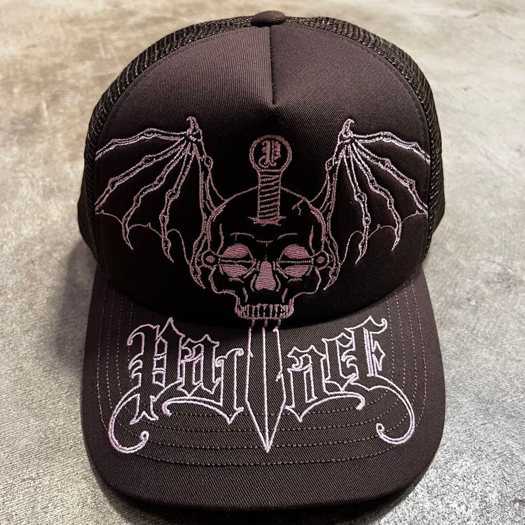 PALACE EVIL TRUCKER メッシュキャップ WINGSPIN