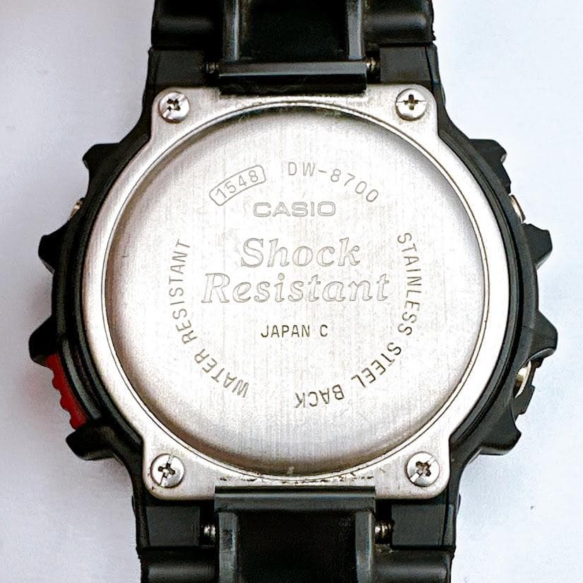 カシオ G-SHOCK DW-8700 ブラック メンズ腕時計 デジタル時計