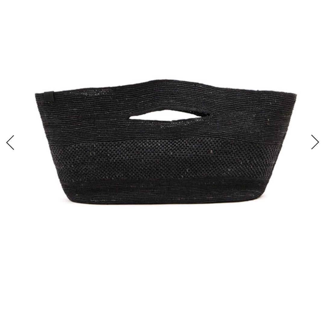 エトレトウキョウ⭐︎新品未使用⭐︎ラフィアバッグ　ブラック