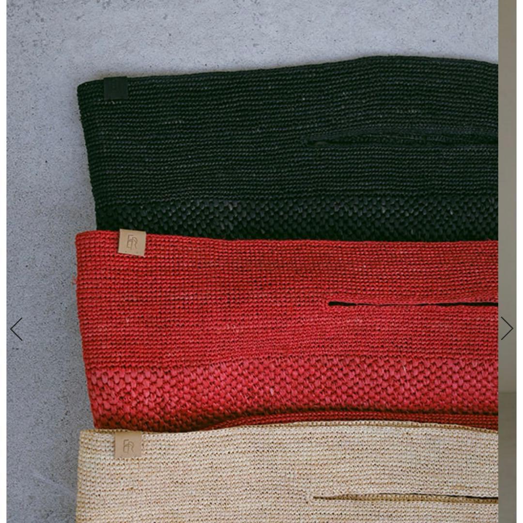 エトレトウキョウ⭐︎新品未使用⭐︎ラフィアバッグ　ブラック