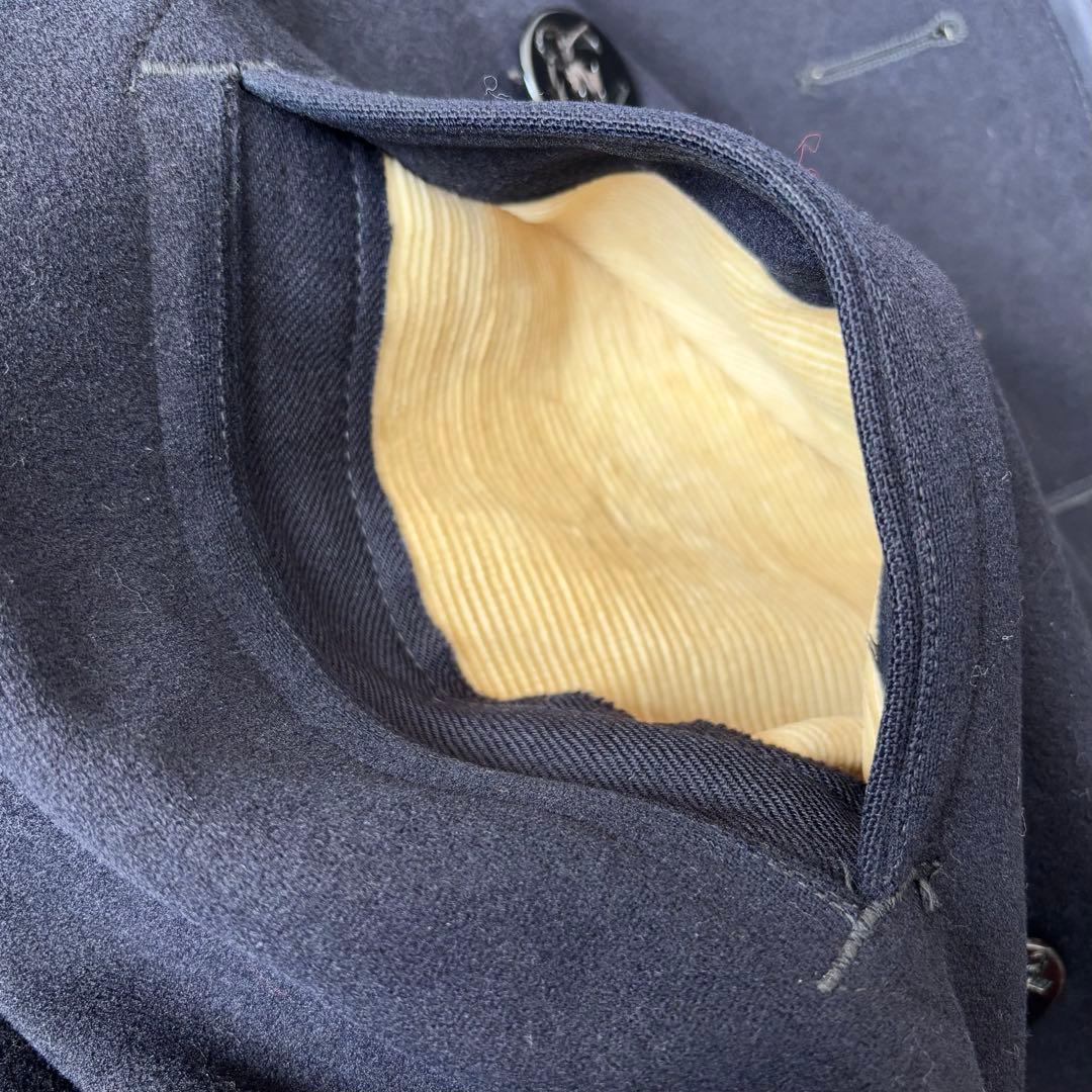 40s US NAVY 10ボタン Pコート WW2 ビンテージ ミリタリー