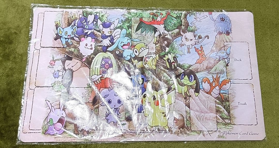 【送料無料】 ポケモン カードゲーム プレイマット ラバーマット 森の誕生日