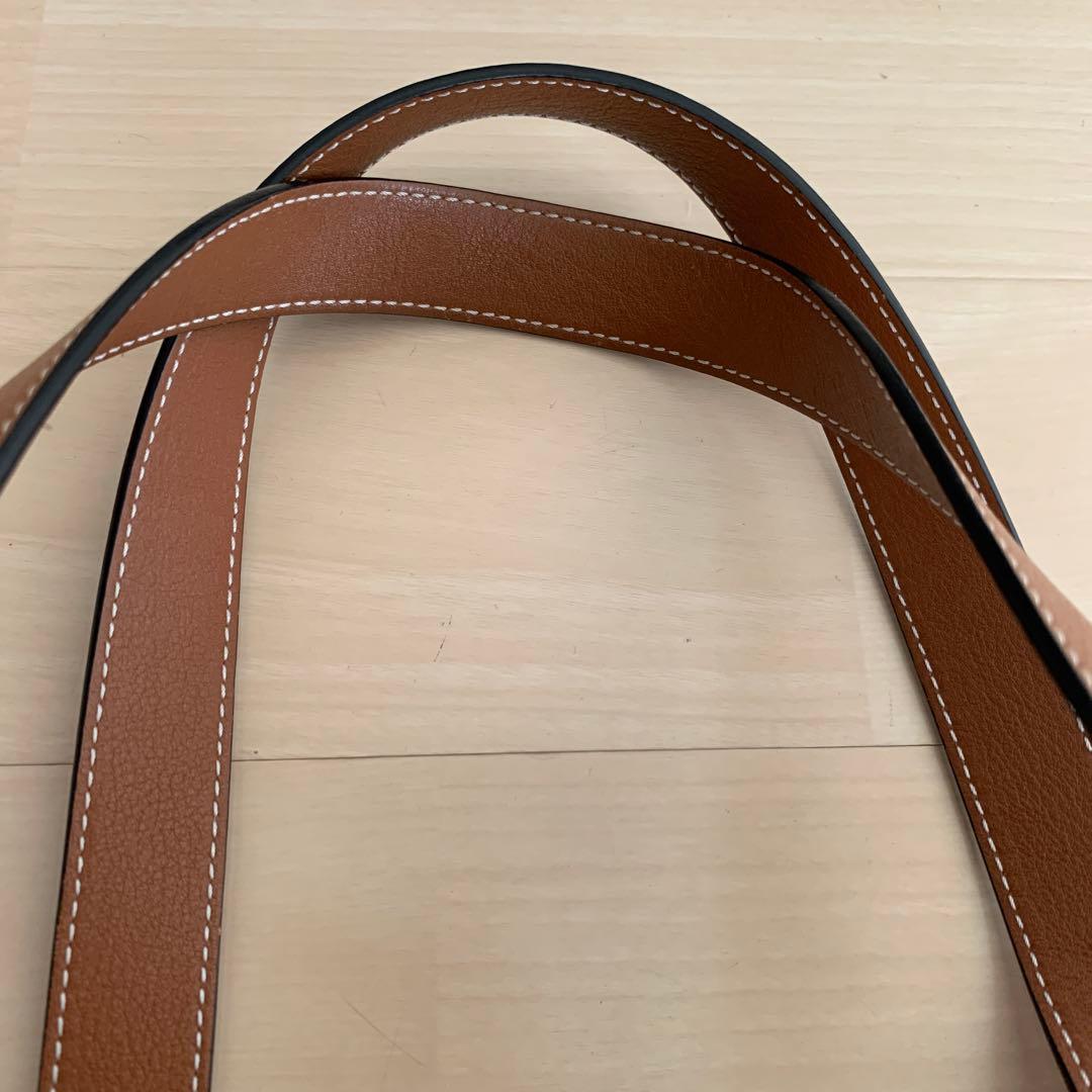 LOEWE かごバッグ ナチュラル オレンジ ラージ