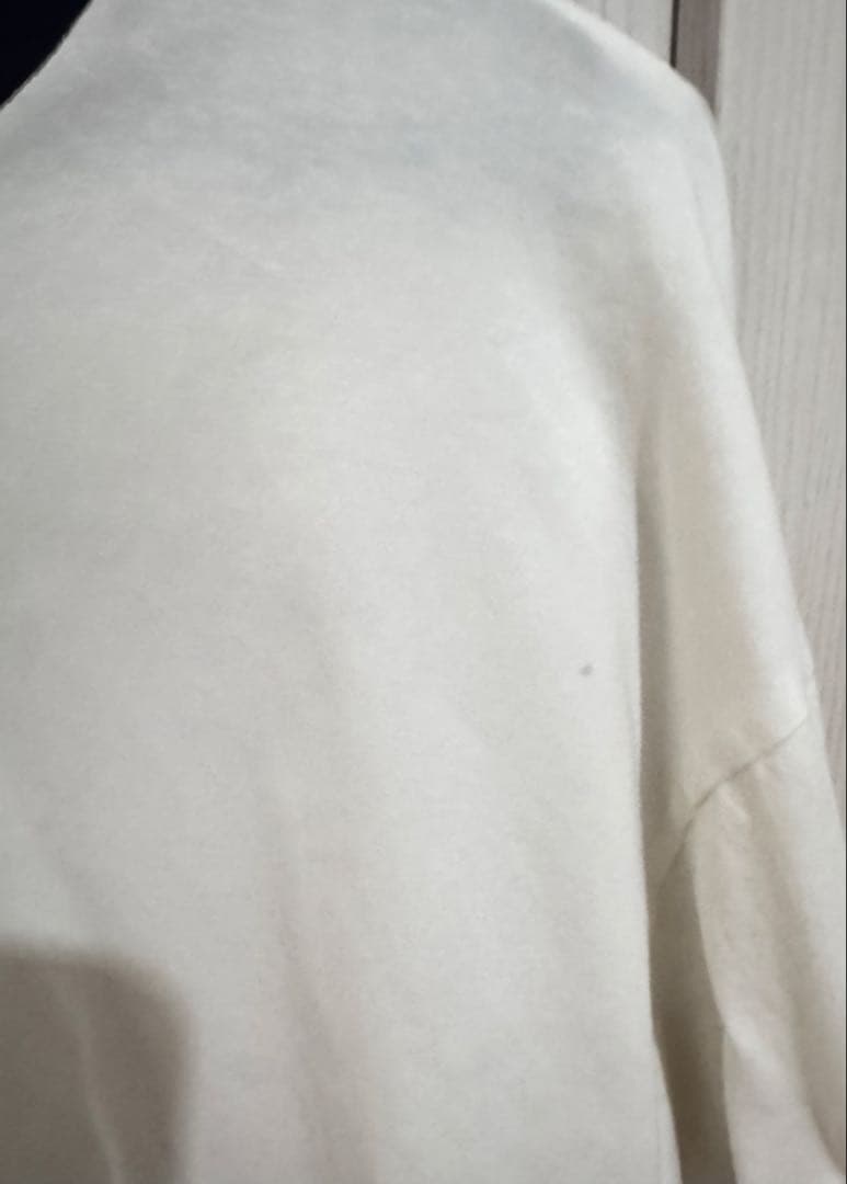 miu miu ロゴ入り ホワイトTシャツ 長袖　XS