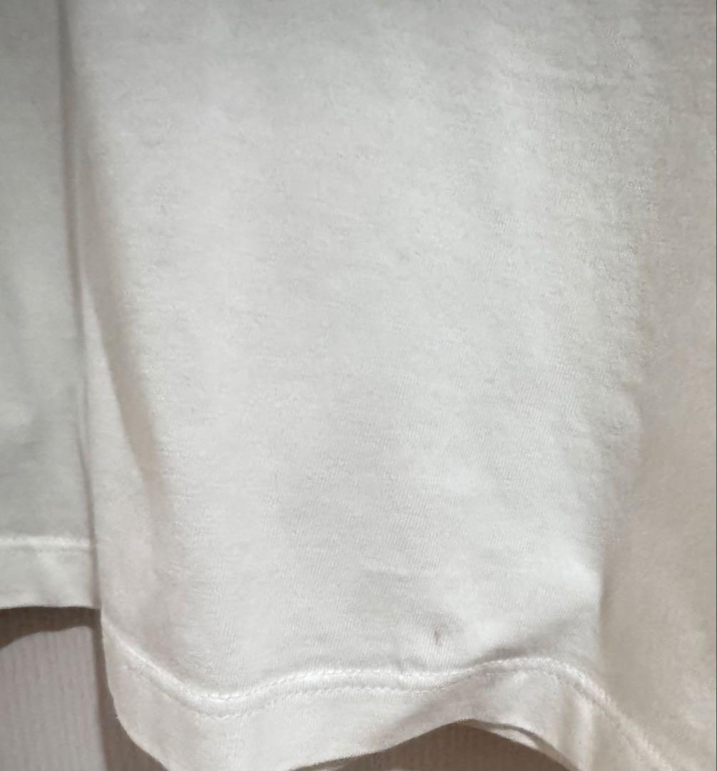 miu miu ロゴ入り ホワイトTシャツ 長袖　XS