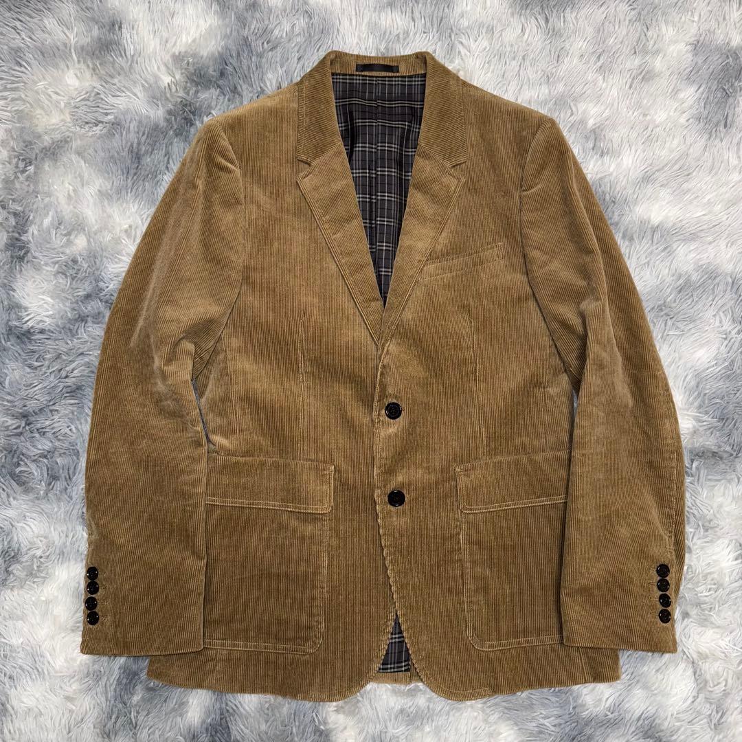 美品 BURBERRY BLACK LABEL コーデュロイ ジャケット L