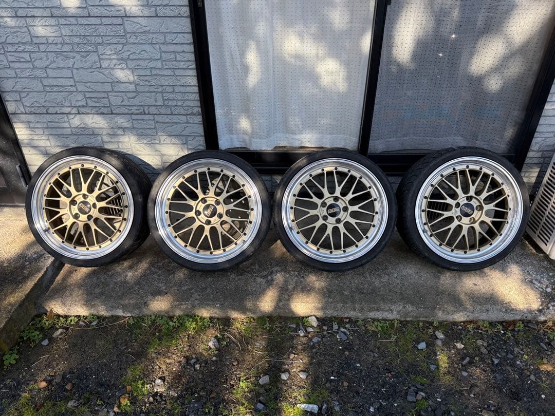 BBS LM 19インチ　7.5J pcd114.3 タイヤ215/35/19