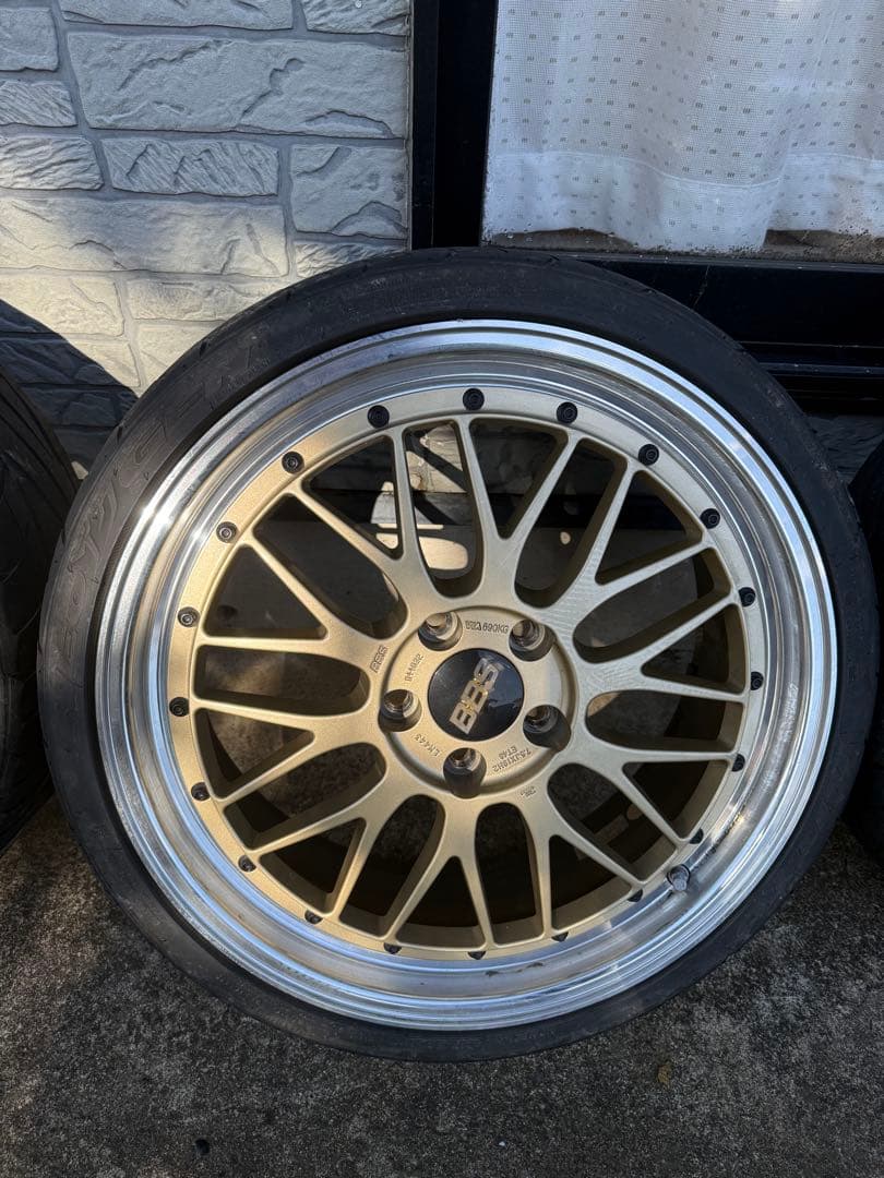 BBS LM 19インチ　7.5J pcd114.3 タイヤ215/35/19