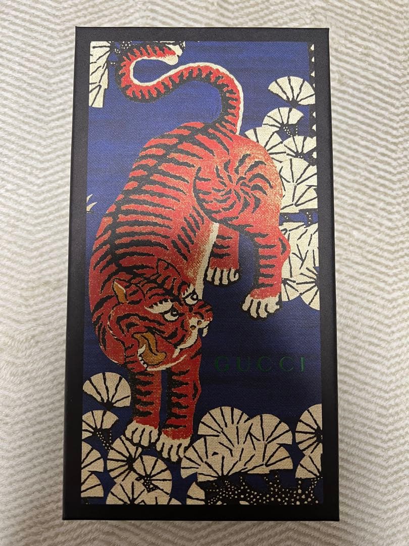 ジ*可様 廃盤希少GUCCI 長財布スプリームベンガル