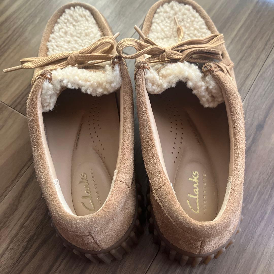 【美品】クラークス　モコモコ　ローファー
