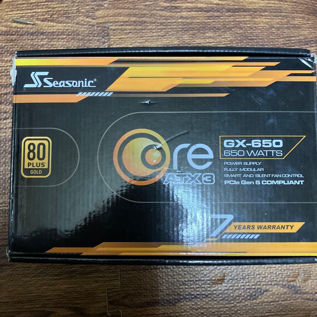 Seasonic Core GX-650 ATX 3 電源ユニット