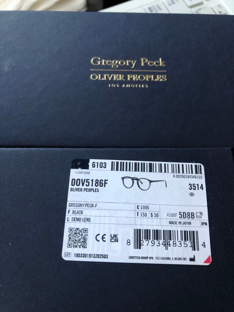 GREGORY PECK-F -OV5186F 1005 サングラス仕様