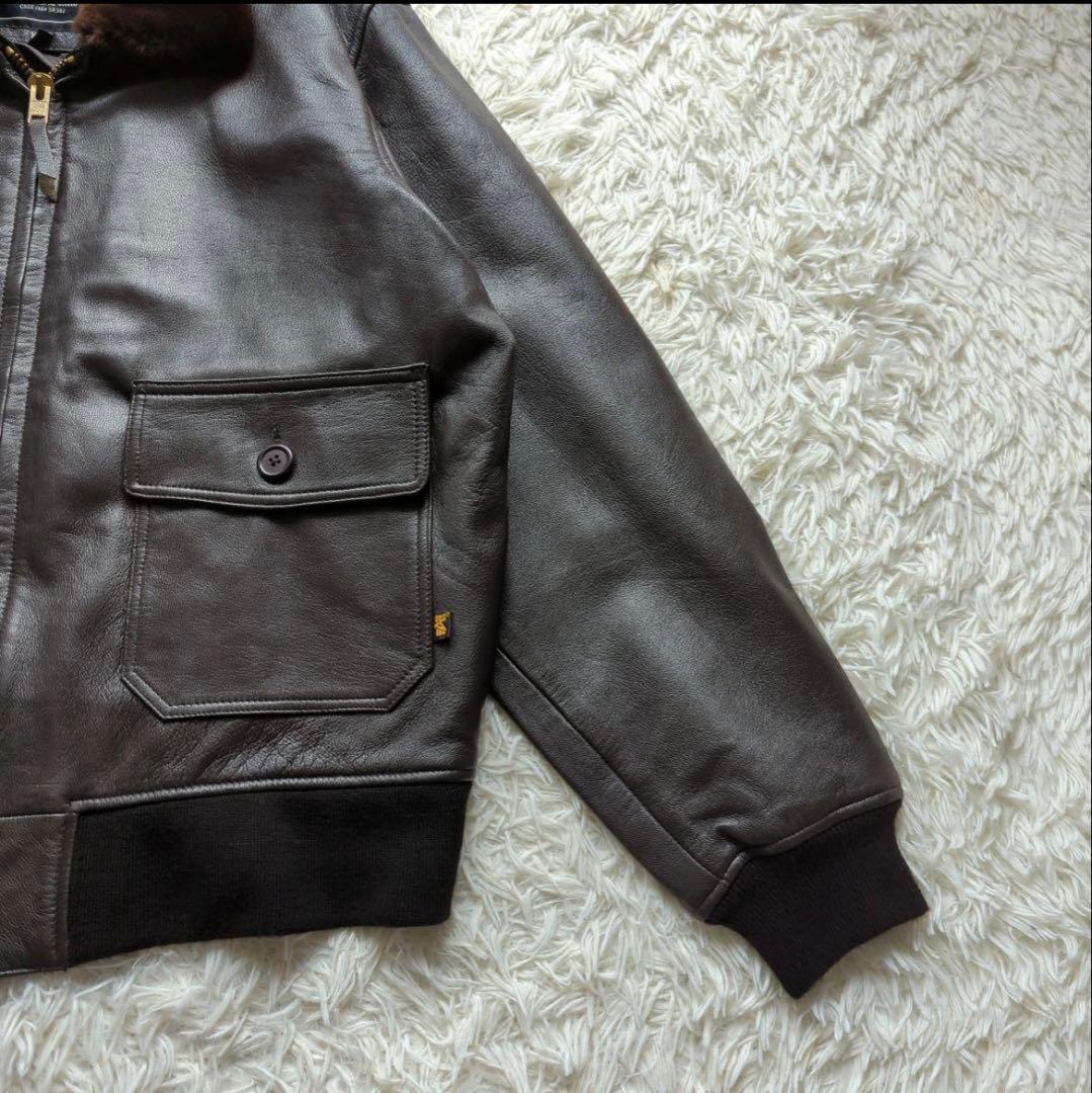 【処分価格❗️】アルファインダストリーズ フライトジャケット G-1 2XL