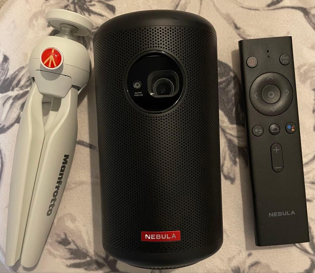Anker NEBULA Capsule II プロジェクター+三脚