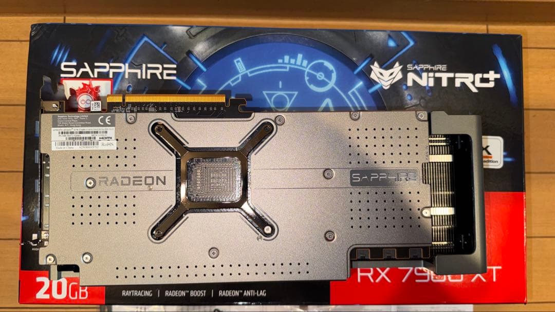 Sapphire NITRO+ RX7900XT OC 20G別売RGBファン付