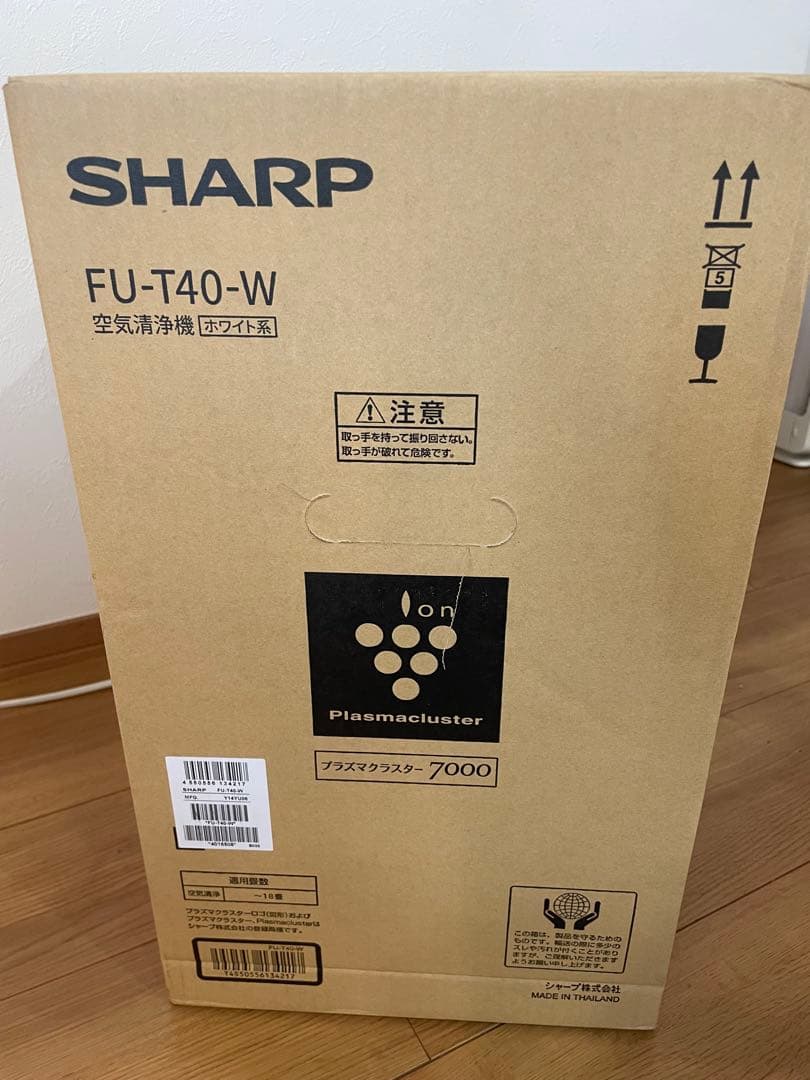 SHARP FU-T40-W 空気清浄機