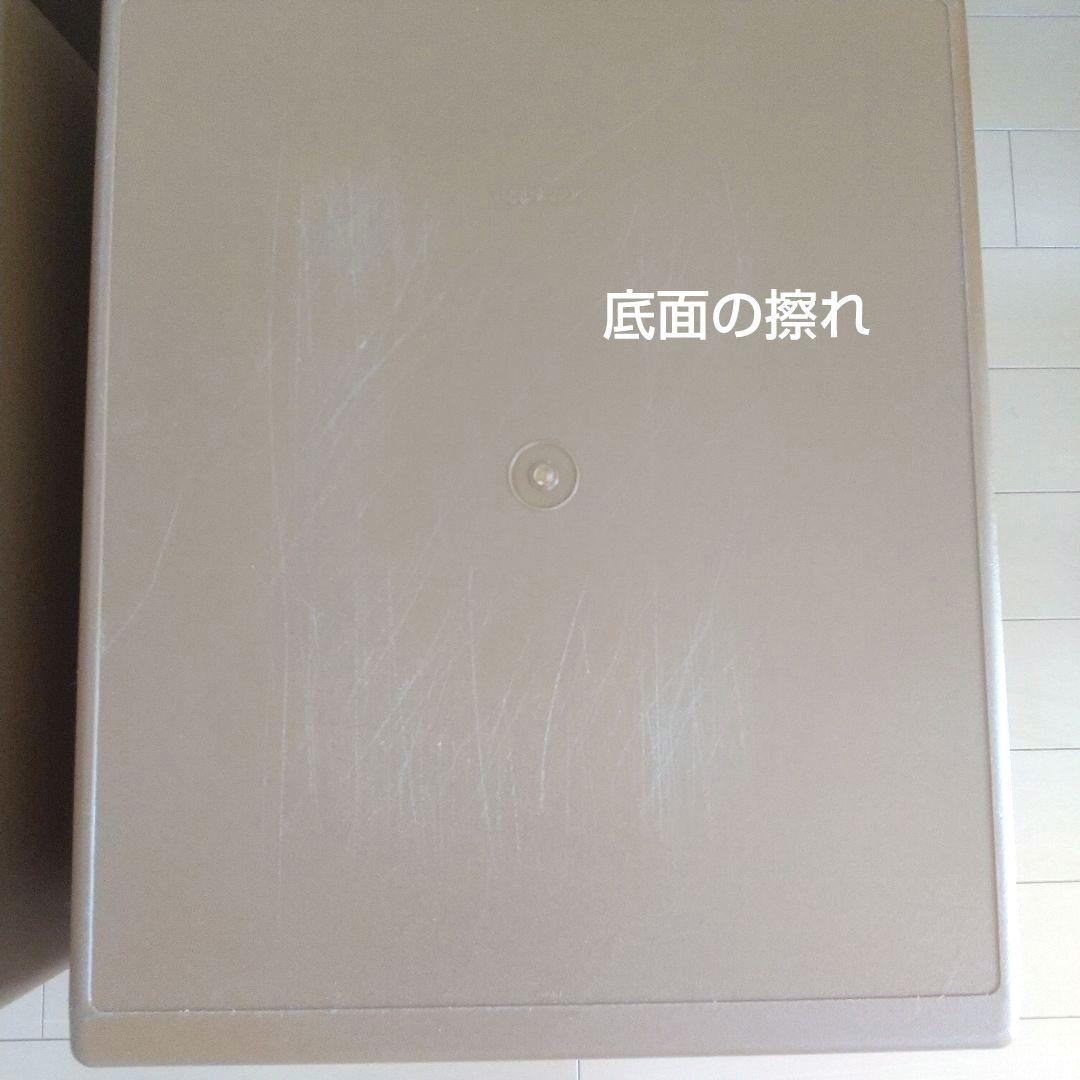 【タッパーウェア】収納ケース ディープスーパーケース 深型 ブラウン４個セット