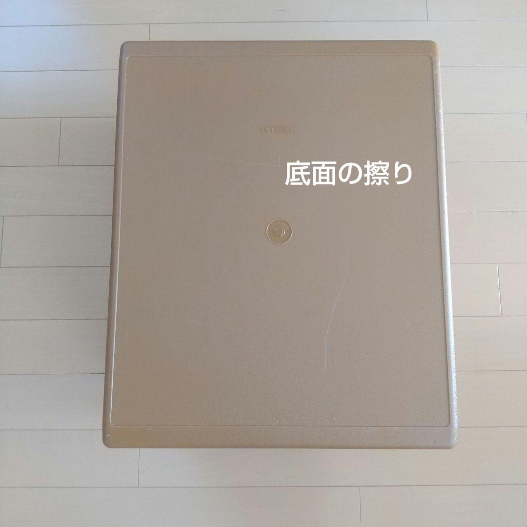 【タッパーウェア】収納ケース ディープスーパーケース 深型 ブラウン４個セット