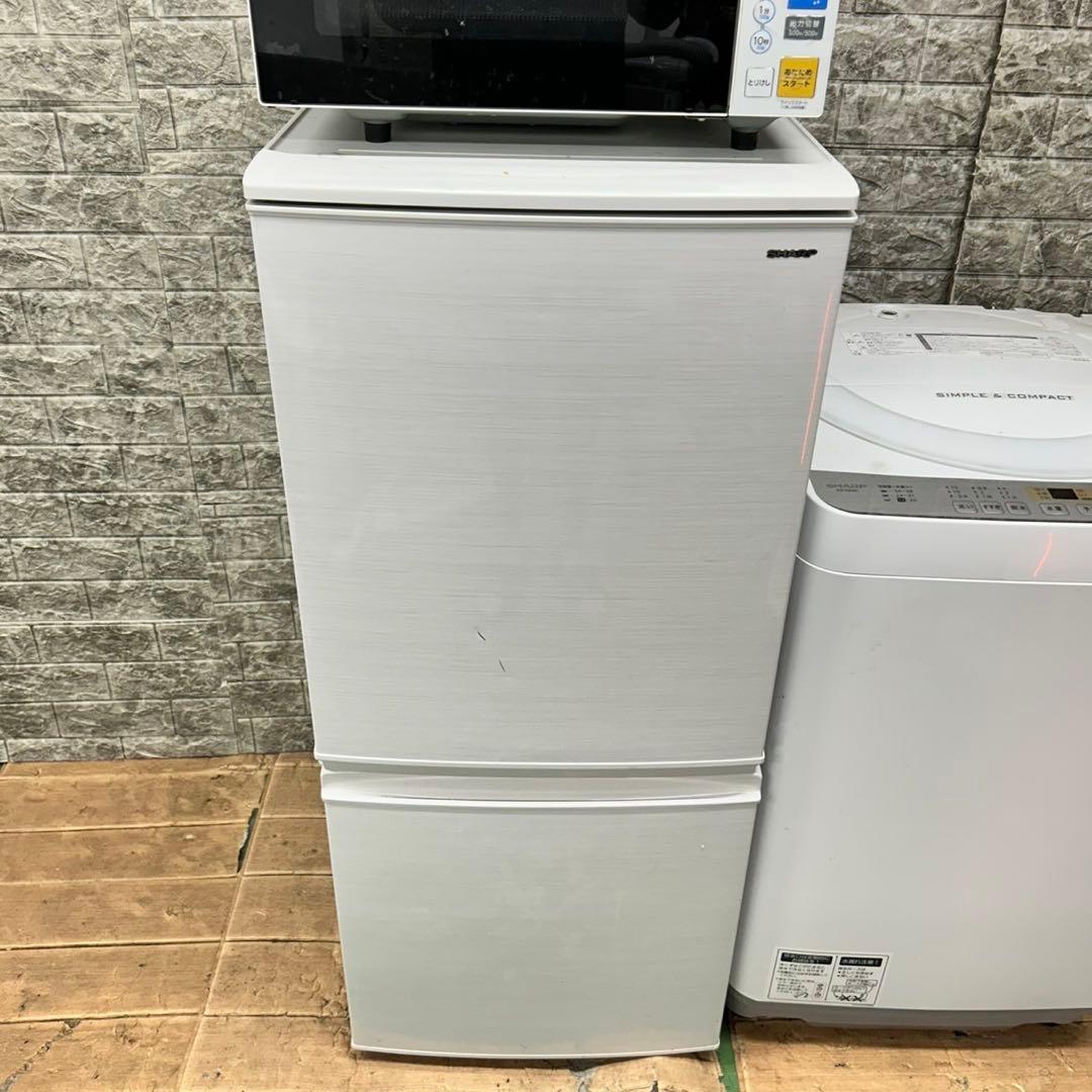 131 SHARPセット　冷蔵庫　洗濯機　電子レンジ　美品　保証込　大人気　格安
