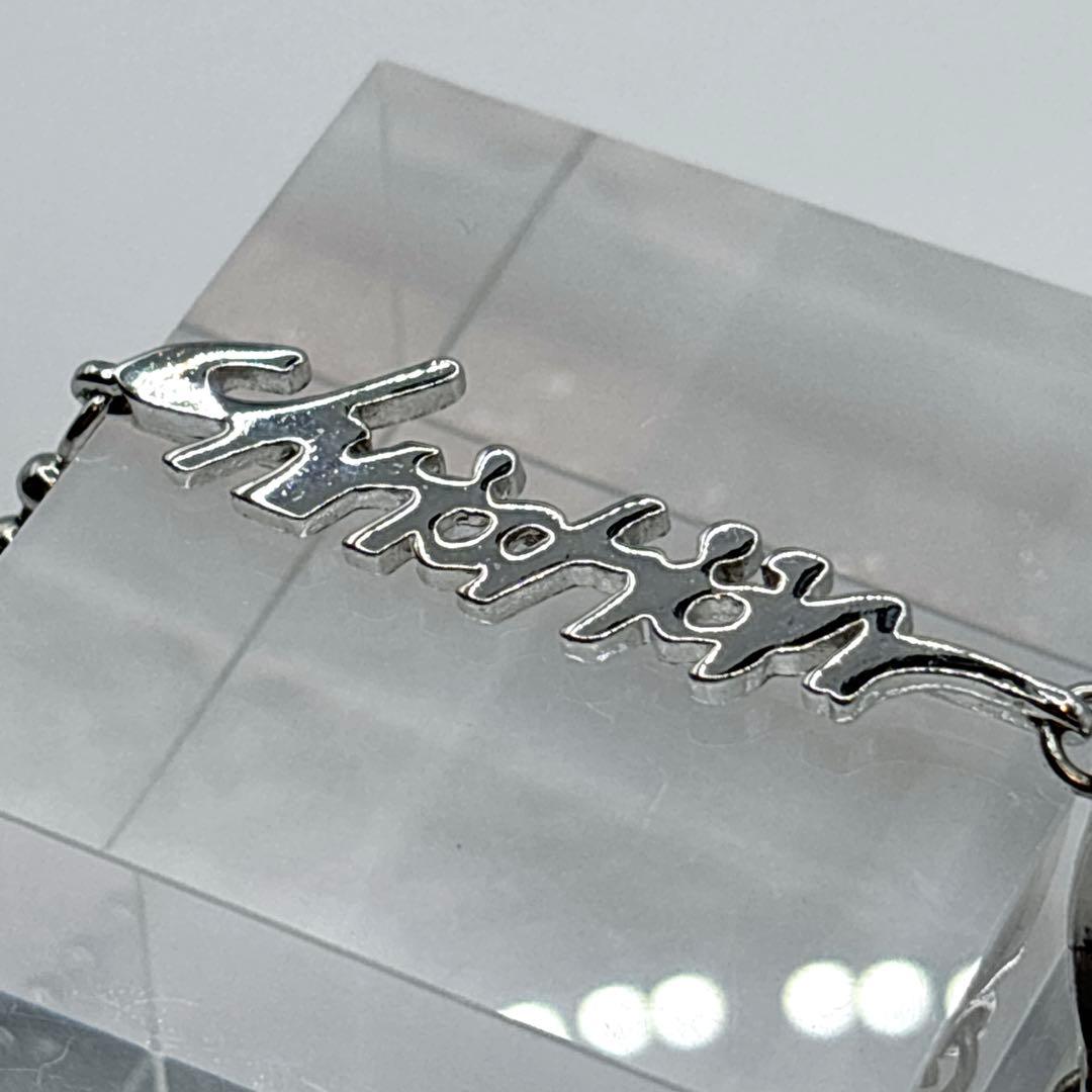 DIOR ヴィンテージ デザインネックレス シルバーカラー ロゴ Dモチーフ