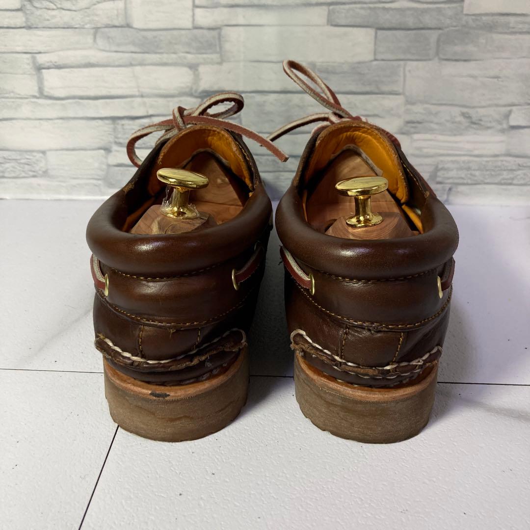 ティンバーランド 3eye デッキシューズ 本革 モカシン ブラウン 26.0