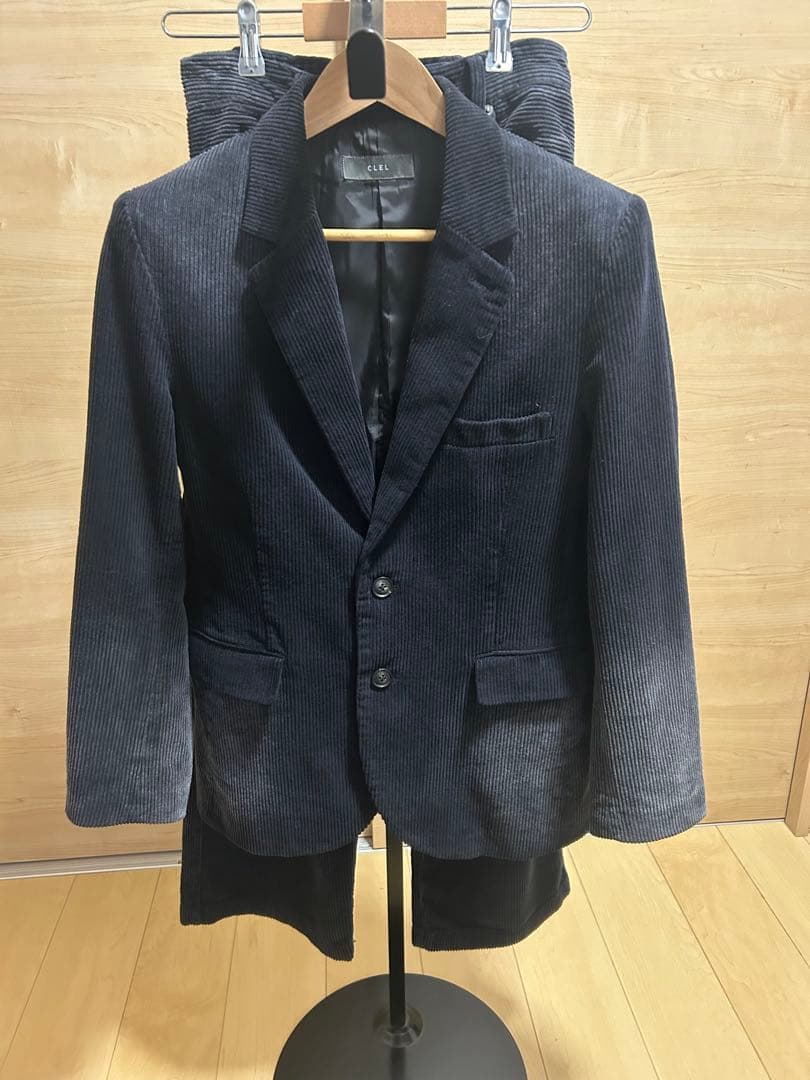【CLEL】アンティークデザイン コーデュロイテーラードジャケット