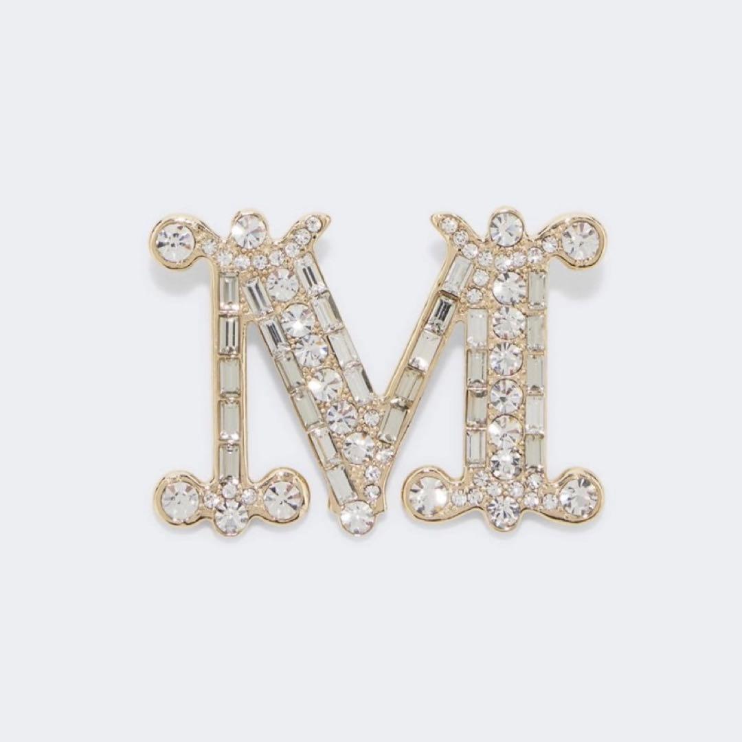 MAX MARA クリスタルブローチ