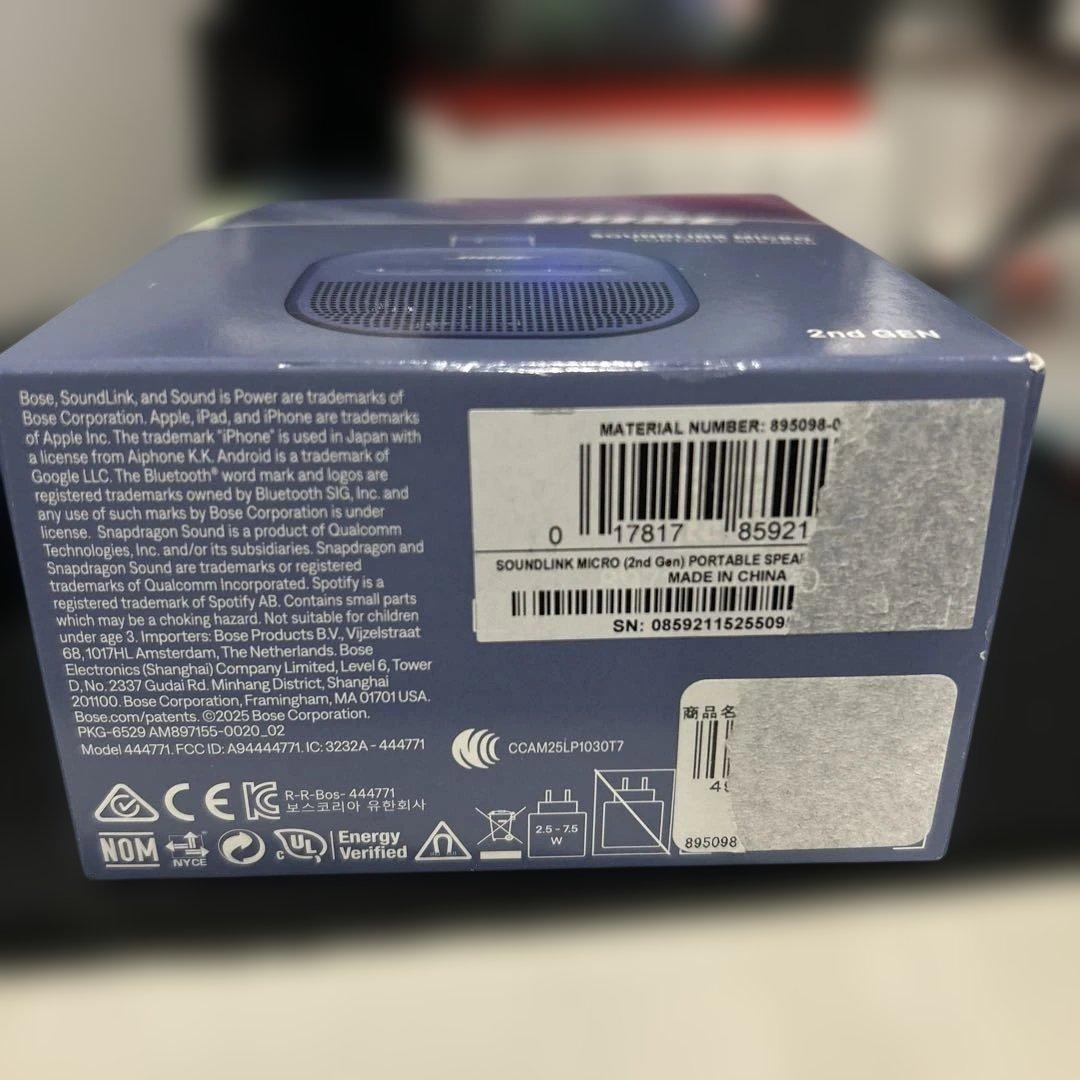 スピーカー・ウーファー Bose SoundLink Micro Portable Speaker