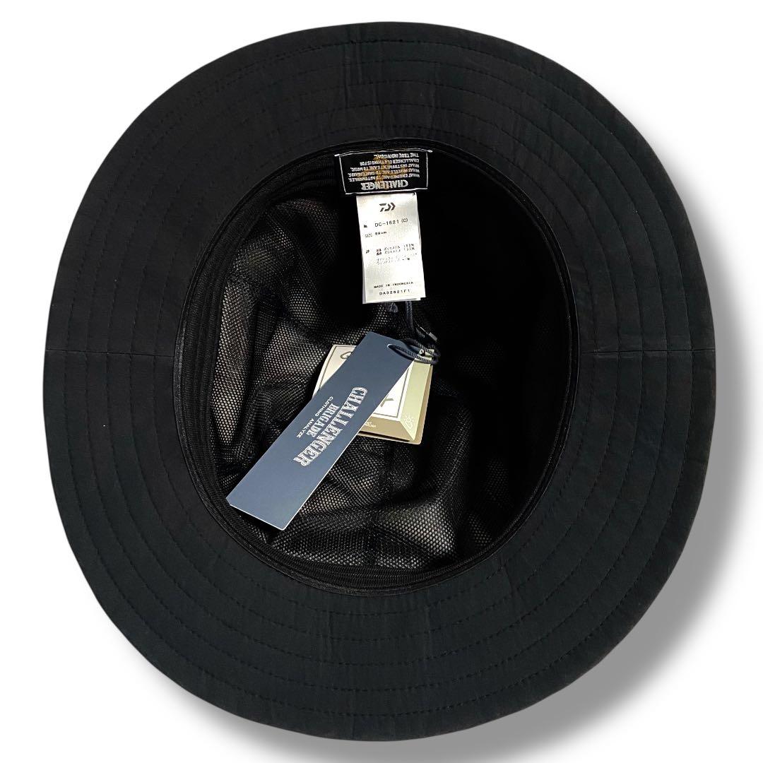 【新品未使用・タグ付】チャレンジャー×ダイワ ゴアテックス ハット 黒 59cm