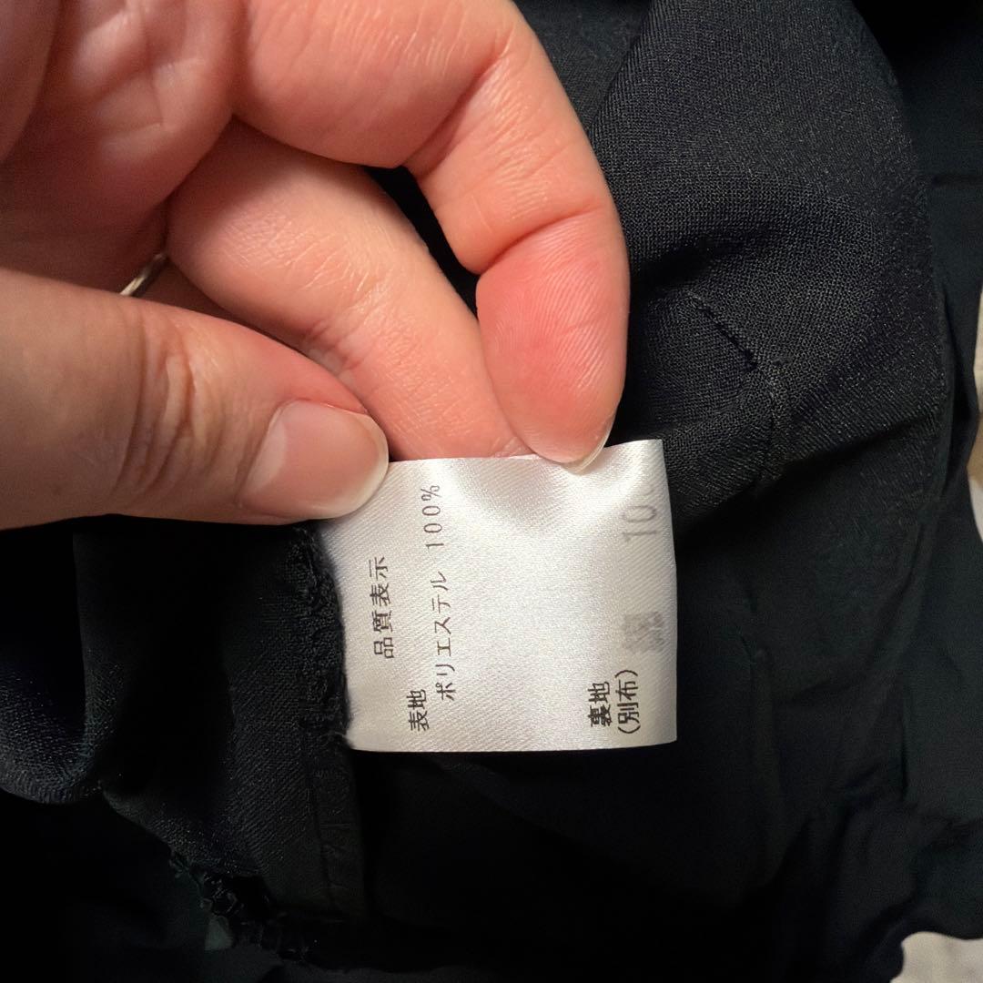 marble カメオタイ付クラシカルバッスルリボンワンピース　未使用