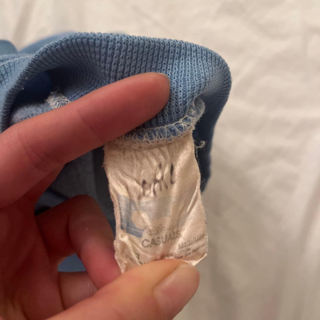 70s-80s 白足ミッキー　ラグランスウェット vintage Disney