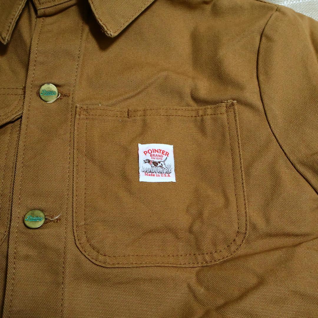 ポインター ダックブラウン カバーオール US-S日本Mサイズ