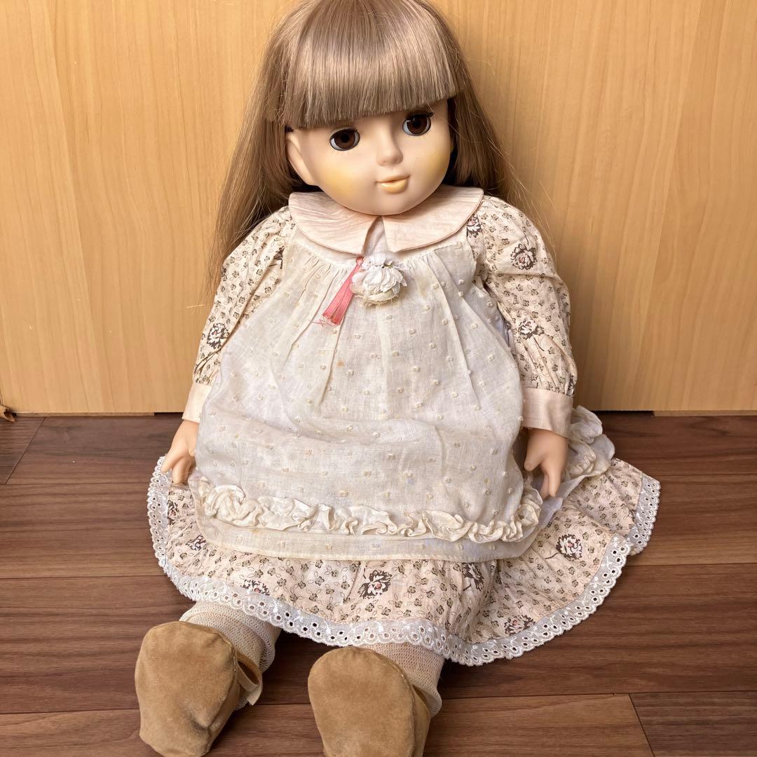 アンティーク雑貨　昭和レトロ　セキグチ　スリープアイドール　フランス人形　帽子付