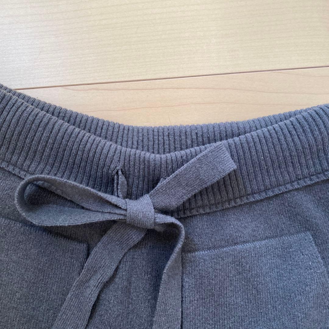 ドゥロワー drawer ニットパンツ　グレー　サイズ1