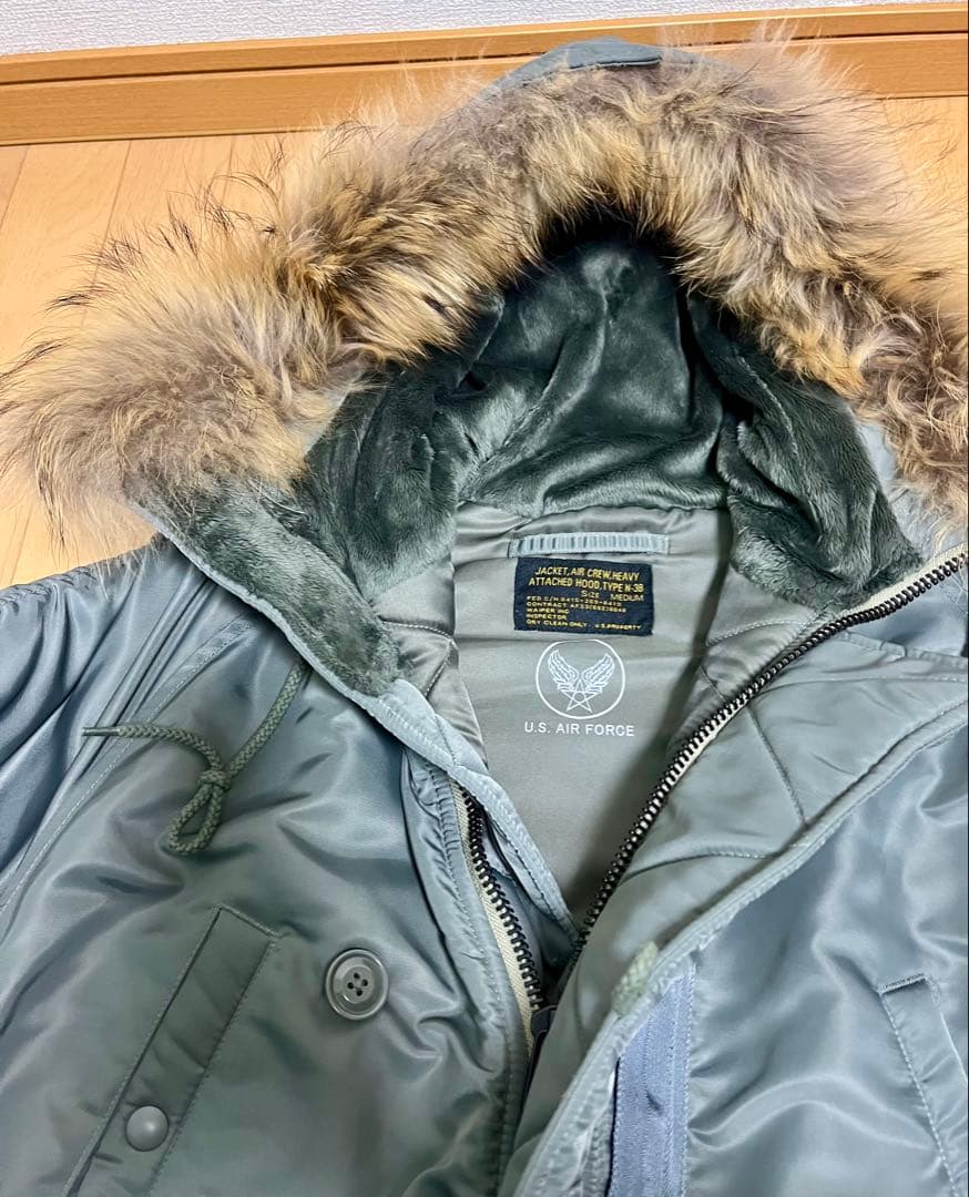 WAIPER.inc 米軍 初期型 N-3B リアルファー【WP21】