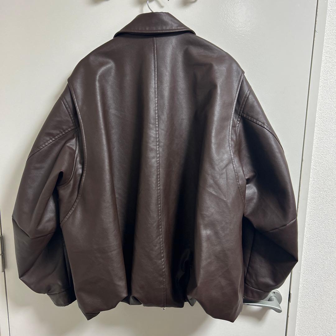 CLANE FAKE LEATHER BALLOON JACKET サイズ1