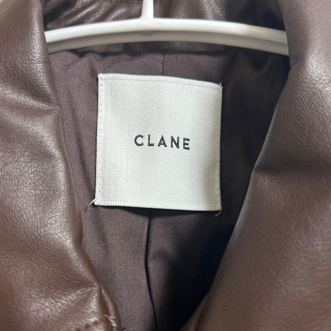 CLANE FAKE LEATHER BALLOON JACKET サイズ1
