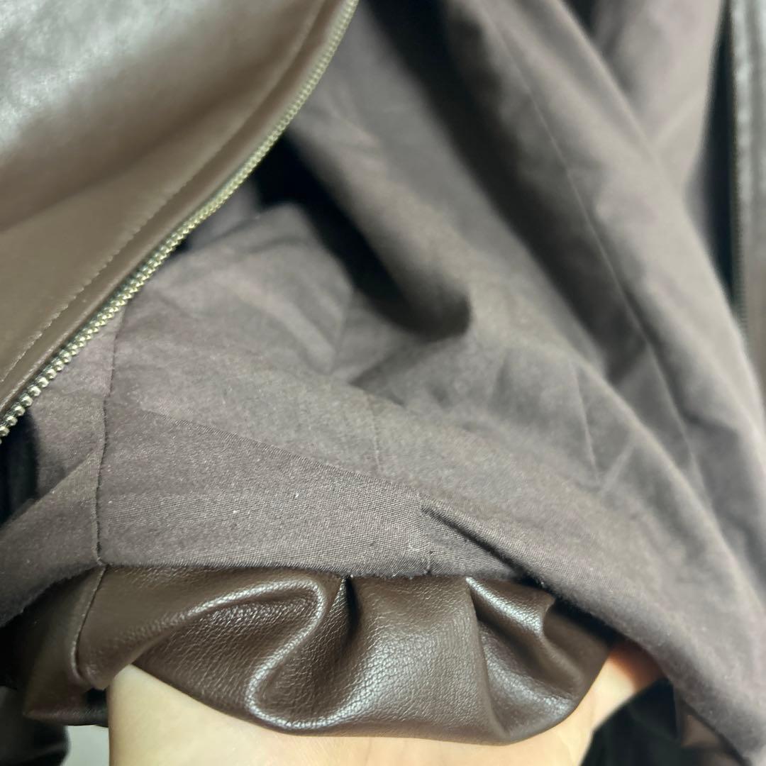 CLANE FAKE LEATHER BALLOON JACKET サイズ1