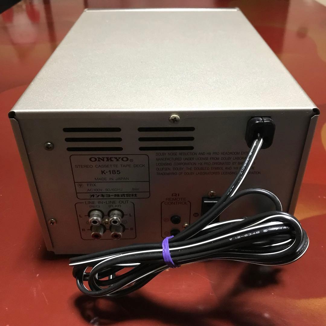 ONKYOカセットテープデッキK-185カセットデッキオンキョーオーディオ
